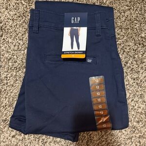 GAP Navy Stretch Skinny Pants